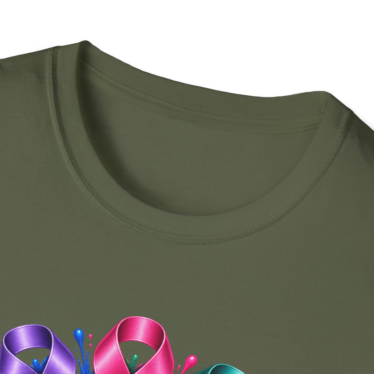 We Hate Cancer T-Shirt — Multicolor Cancer Awareness Ribbon Tee