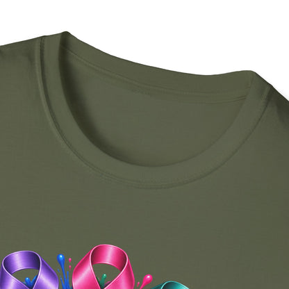 We Hate Cancer T-Shirt — Multicolor Cancer Awareness Ribbon Tee