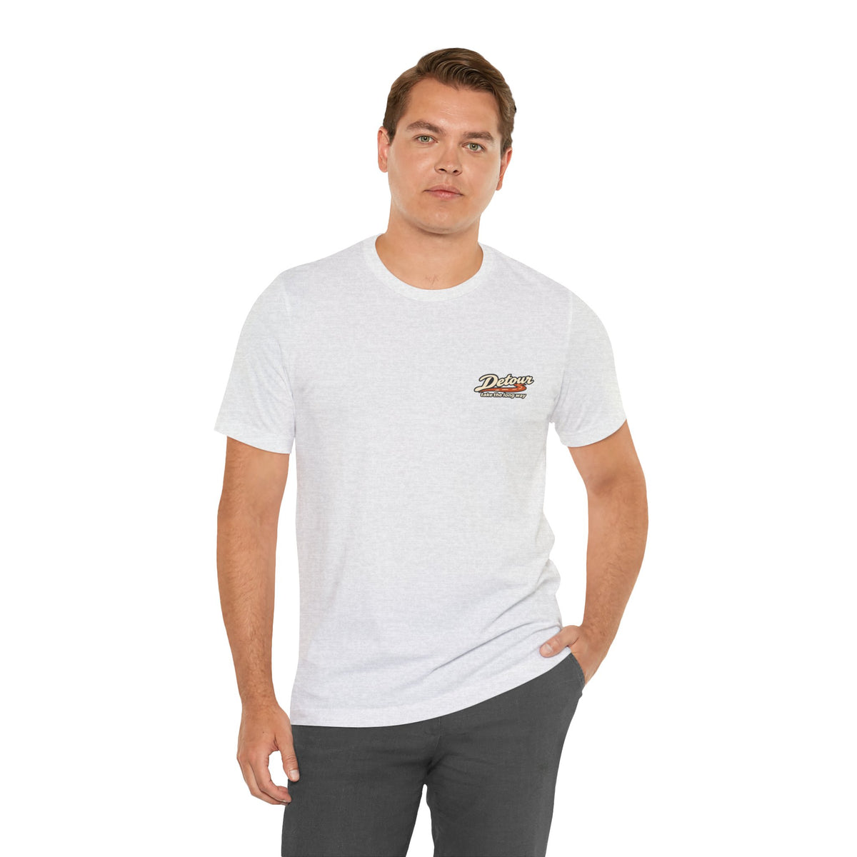 Detour Adventure Tee — 'Take the Long Way' Graphic T‑Shirt