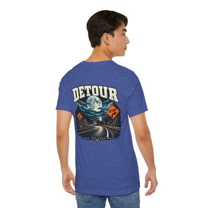 Detour Take the Long Way Road Trip Graphic T-Shirt