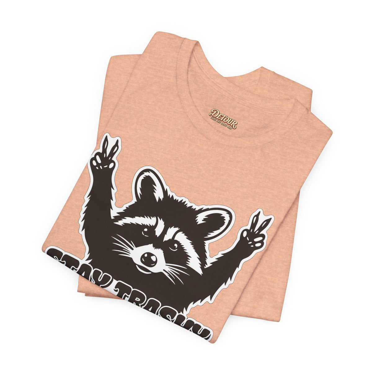 Stay Trashy Raccoon Graphic T-Shirt
