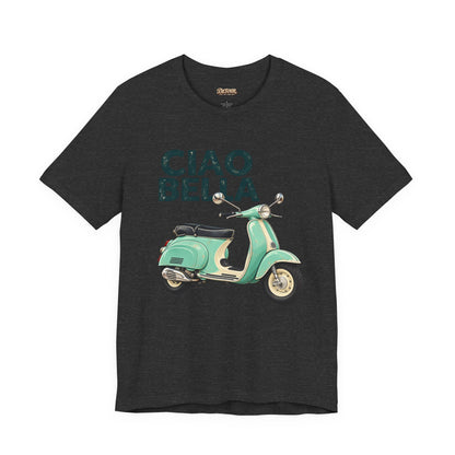 Ciao Bella Vespa Scooter Graphic T-Shirt