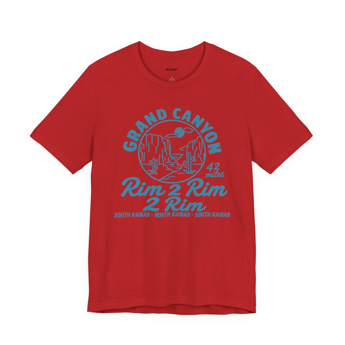 Grand Canyon Rim 2 Rim Graphic Tee — 42 Miles Adventure T-Shirt