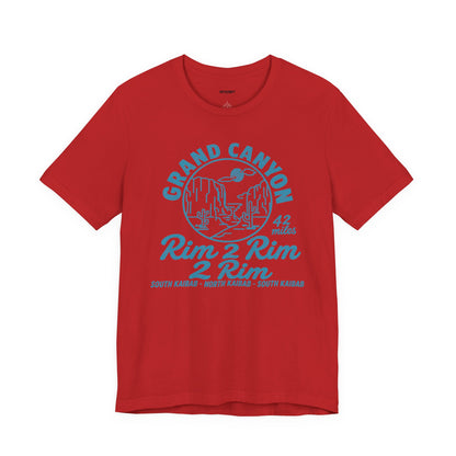Grand Canyon Rim 2 Rim Graphic Tee — 42 Miles Adventure T-Shirt
