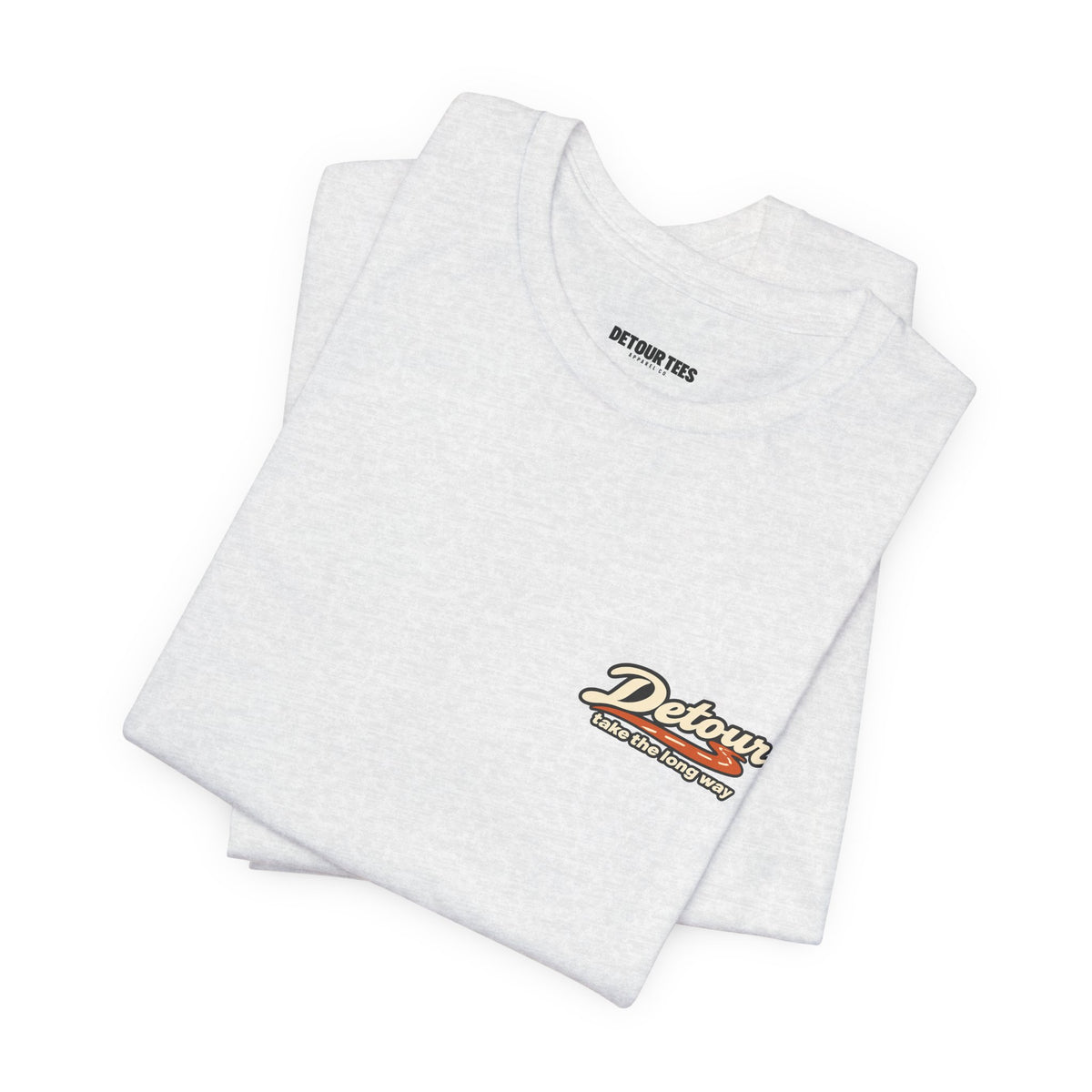 Detour Take the Long Way Road Trip Graphic T-Shirt