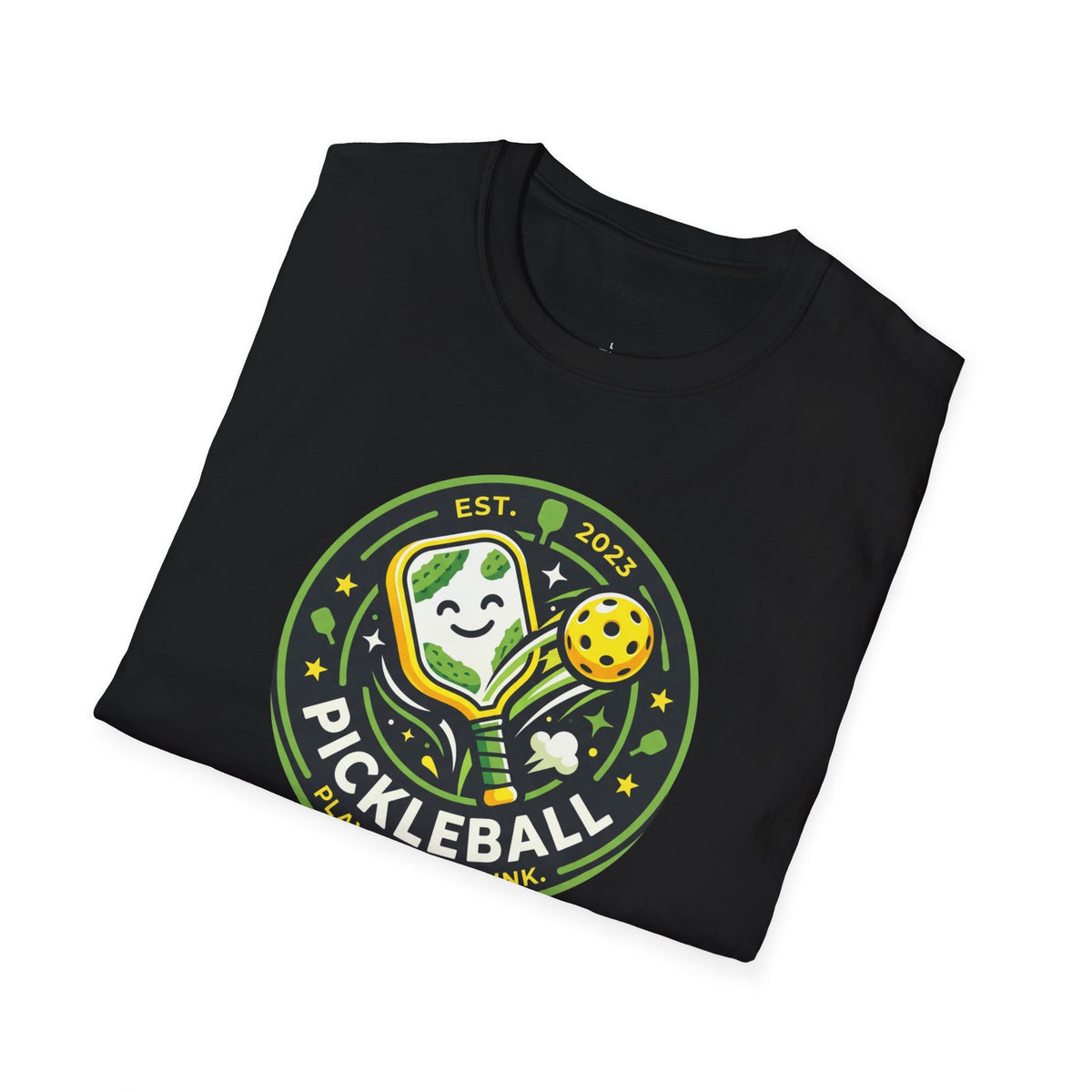 Pickleball Retro Crest T-Shirt — 'Pickleball' Vintage Logo Tee