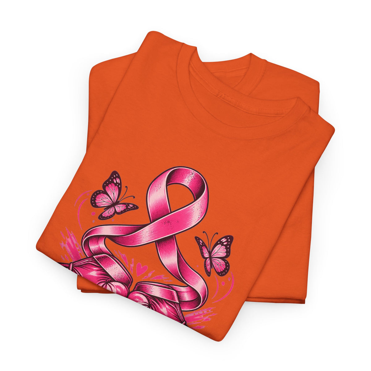 T-Shirt — Her Fight Our Strength Pink Ribbon Breast Cancer Awareness Tee