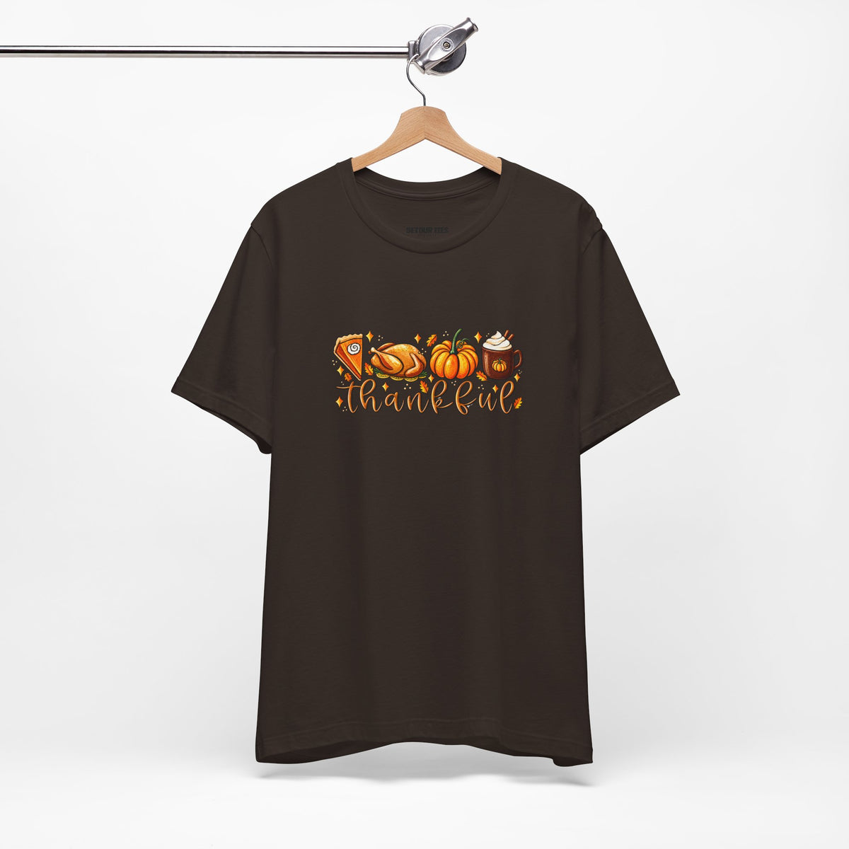 Thankful Harvest Tee — Thanksgiving Pumpkin & Pie Fall Shirt