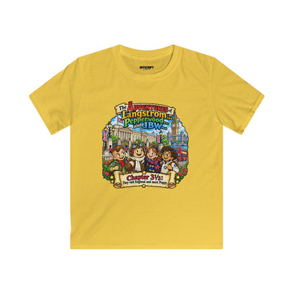 Kids T‑Shirt — 'The Adventures of Langstrom & Pepperwood' Vintage Storybook Design
