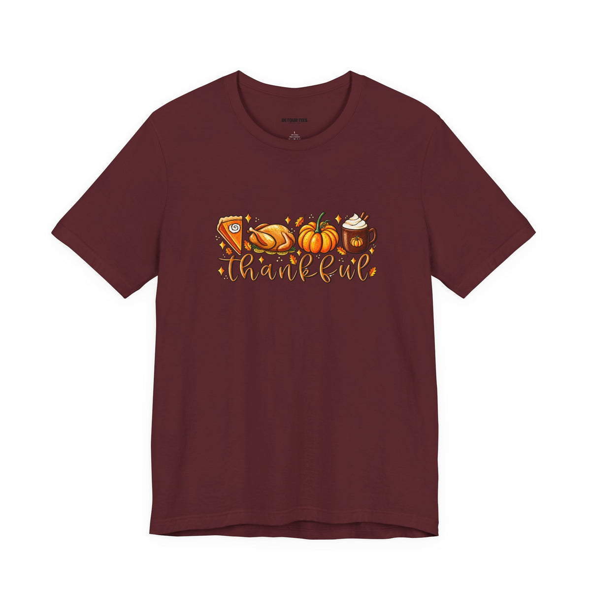 Thankful Harvest Tee — Thanksgiving Pumpkin & Pie Fall Shirt