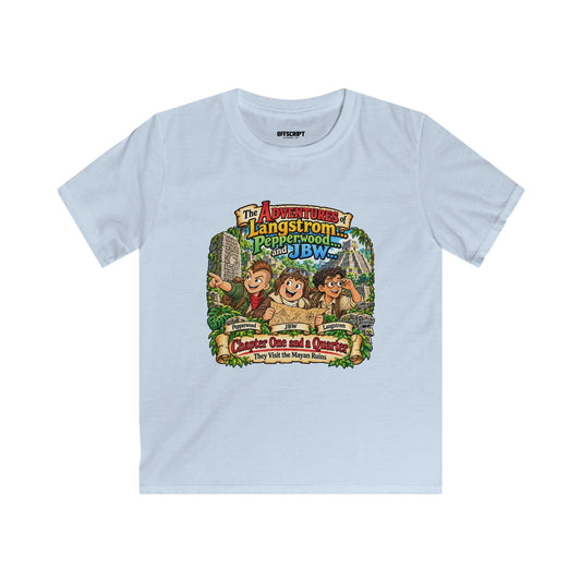 Kids Adventure T‑Shirt — "The Adventures of Langstrom & Pepperwood" Cartoon Tee