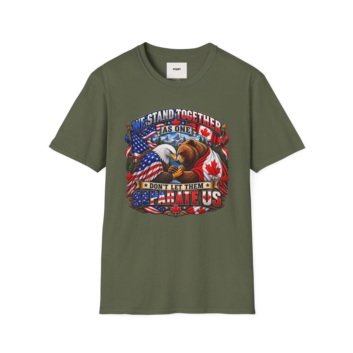 Patriotic "We Stand Together As One" T-Shirt