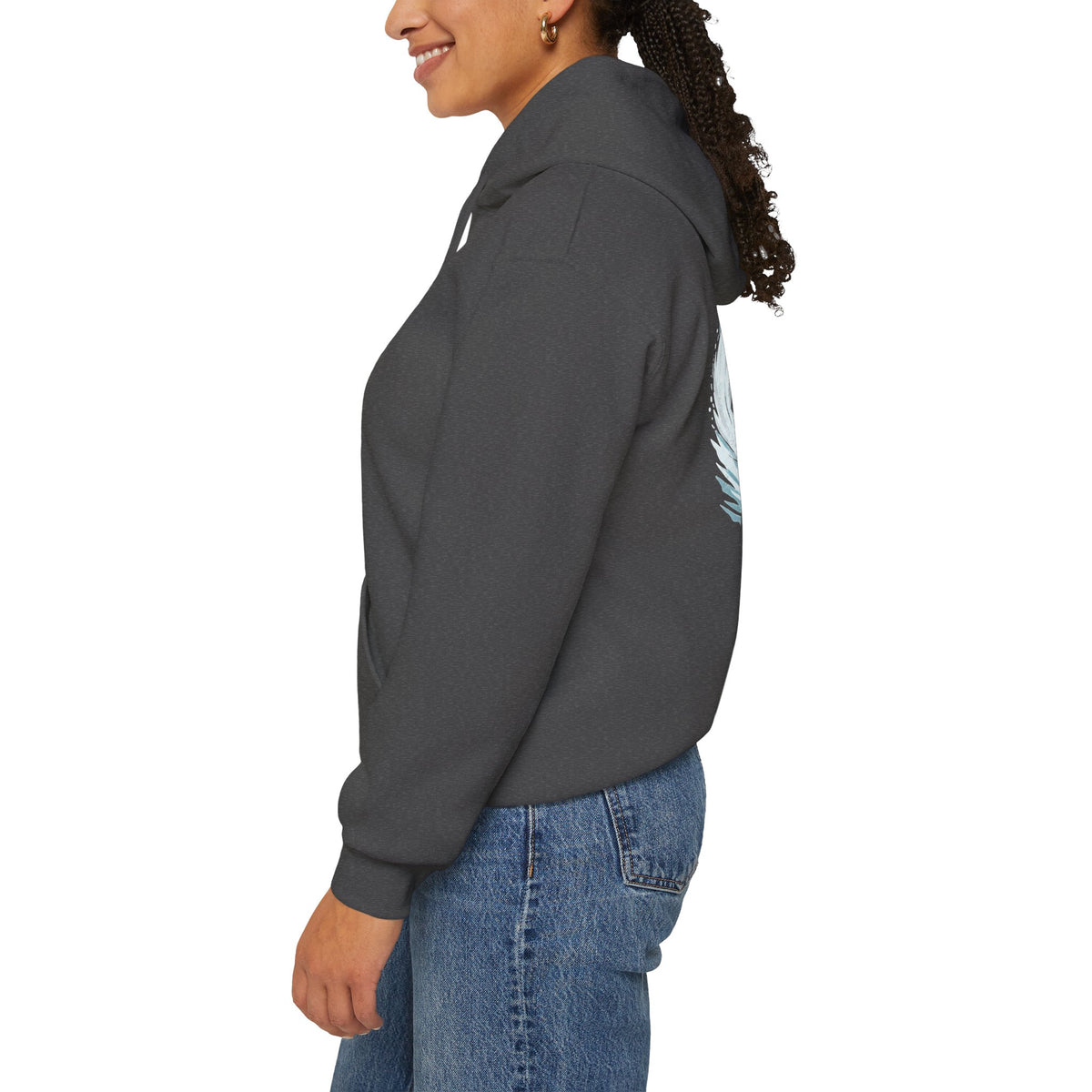 Snowboarding Hoodie – "Snowboarding Life" Graphic Pullover with Backboarder Illustration