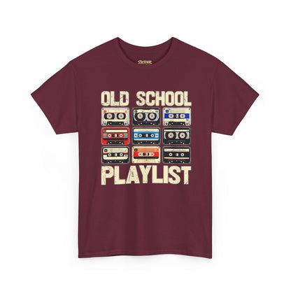 Old School Playlist Cassette Tape T-Shirt