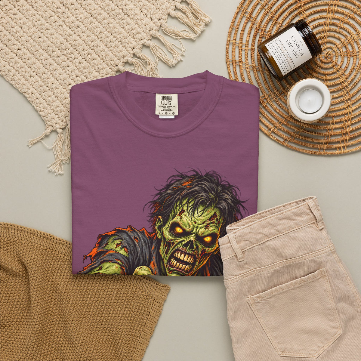 Zombie Attack T‑Shirt — Graphic Horror Tee for Halloween & Horror Fans