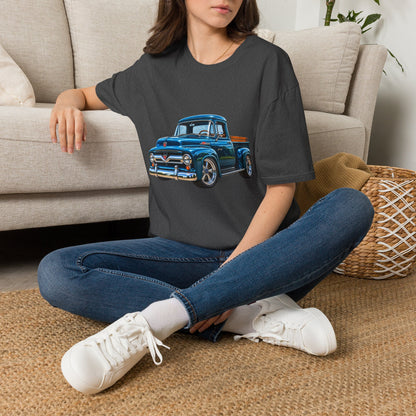 Vintage Blue Pickup T‑Shirt — Classic Retro Truck Graphic Tee