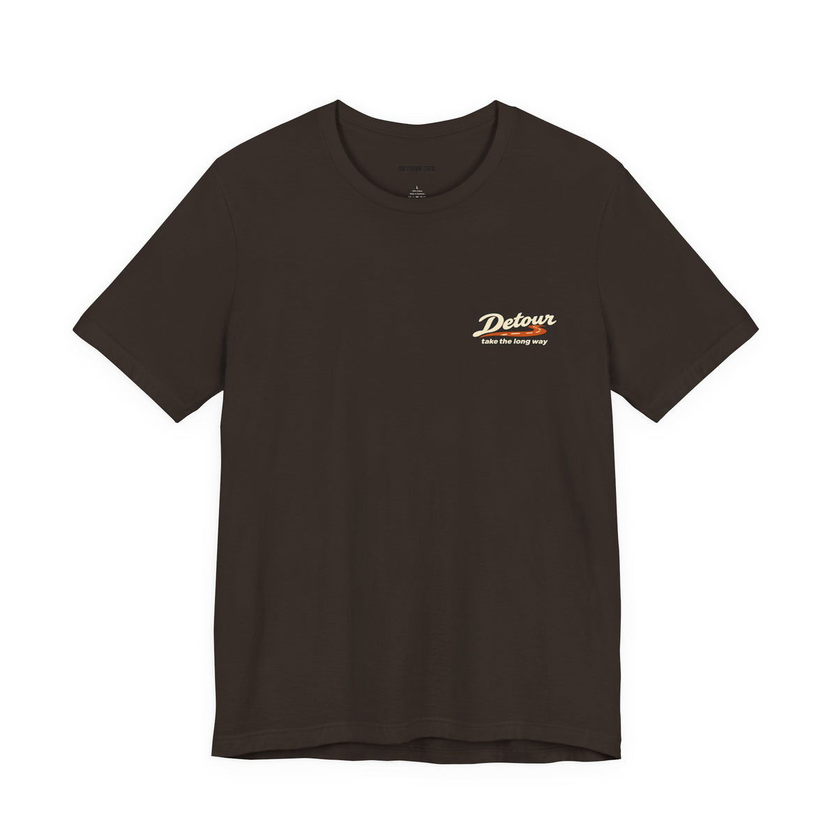 Detour Adventure Tee — 'Take the Long Way' Graphic T‑Shirt