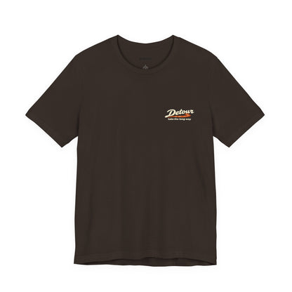 Detour Adventure Tee — 'Take the Long Way' Graphic T‑Shirt