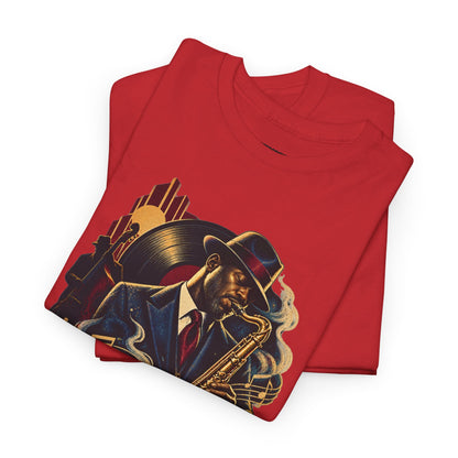 Saxophone Jazz Musician T-Shirt — Vintage Sax Player Tee