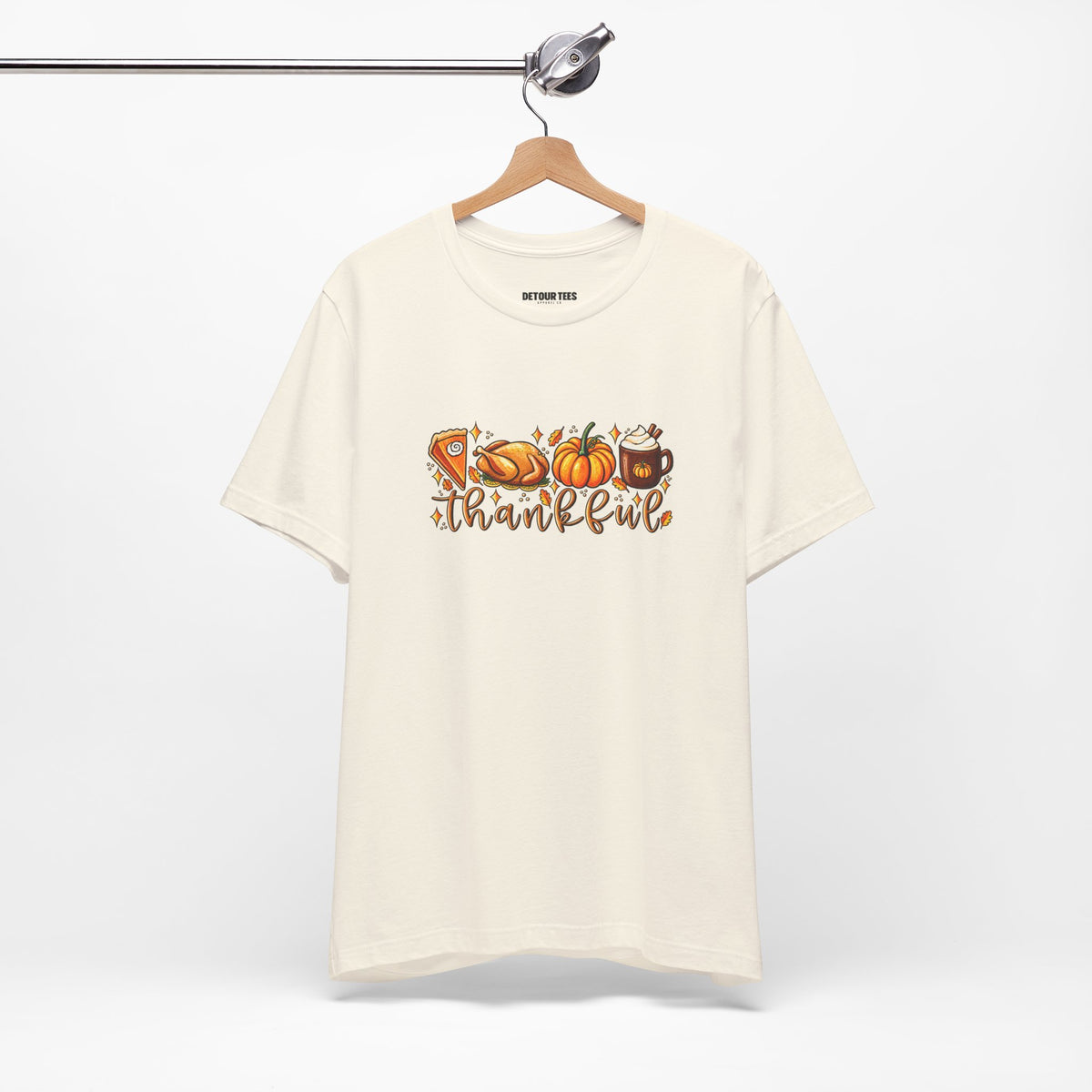 Thankful Harvest Tee — Thanksgiving Pumpkin & Pie Fall Shirt