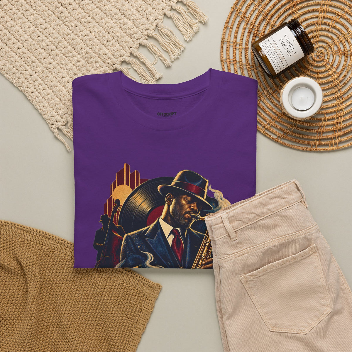 Saxophone Jazz Musician T-Shirt — Vintage Sax Player Tee