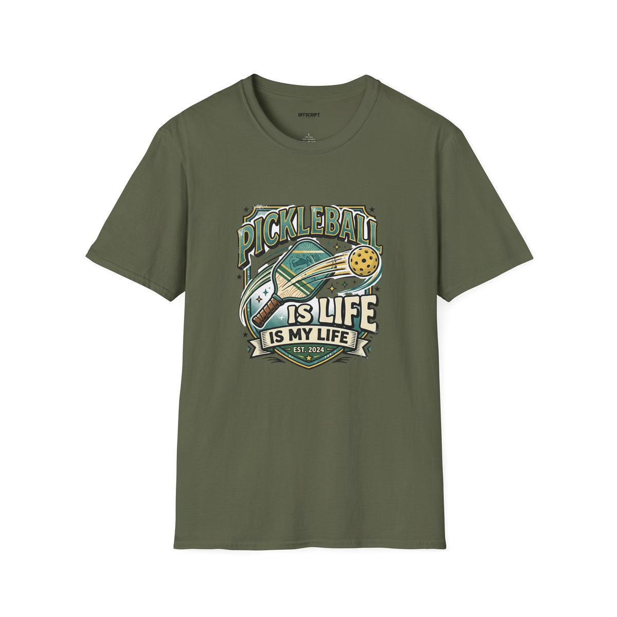 Pickleball Is Life T-Shirt — Retro Paddle & Ball Graphic Tee for Players