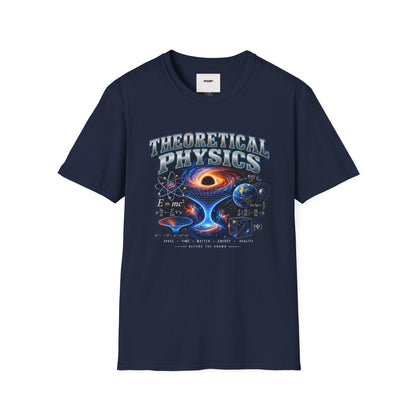 Theoretical Physics Graphic Tee — Science Galaxy Black Hole Design