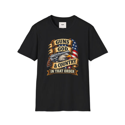 Guns God & Country Graphic T-Shirt