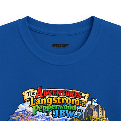 Kids Adventure Tee — 'The Adventures of Langstrom & Pepperwood' Illustrated Storybook Shirt