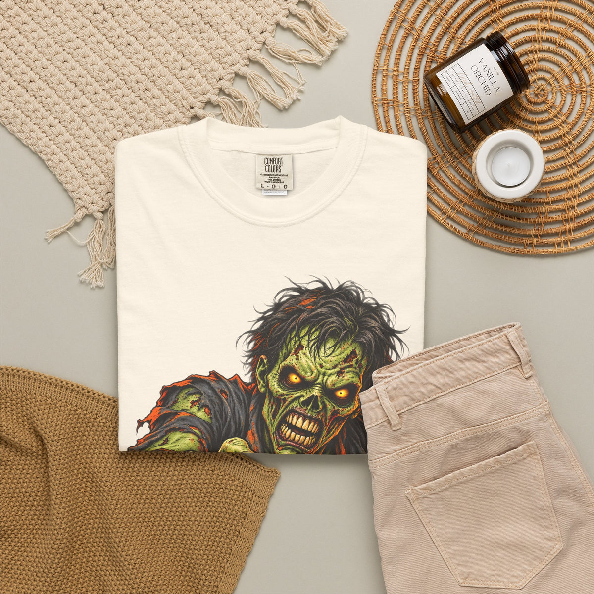 Zombie Attack T‑Shirt — Graphic Horror Tee for Halloween & Horror Fans
