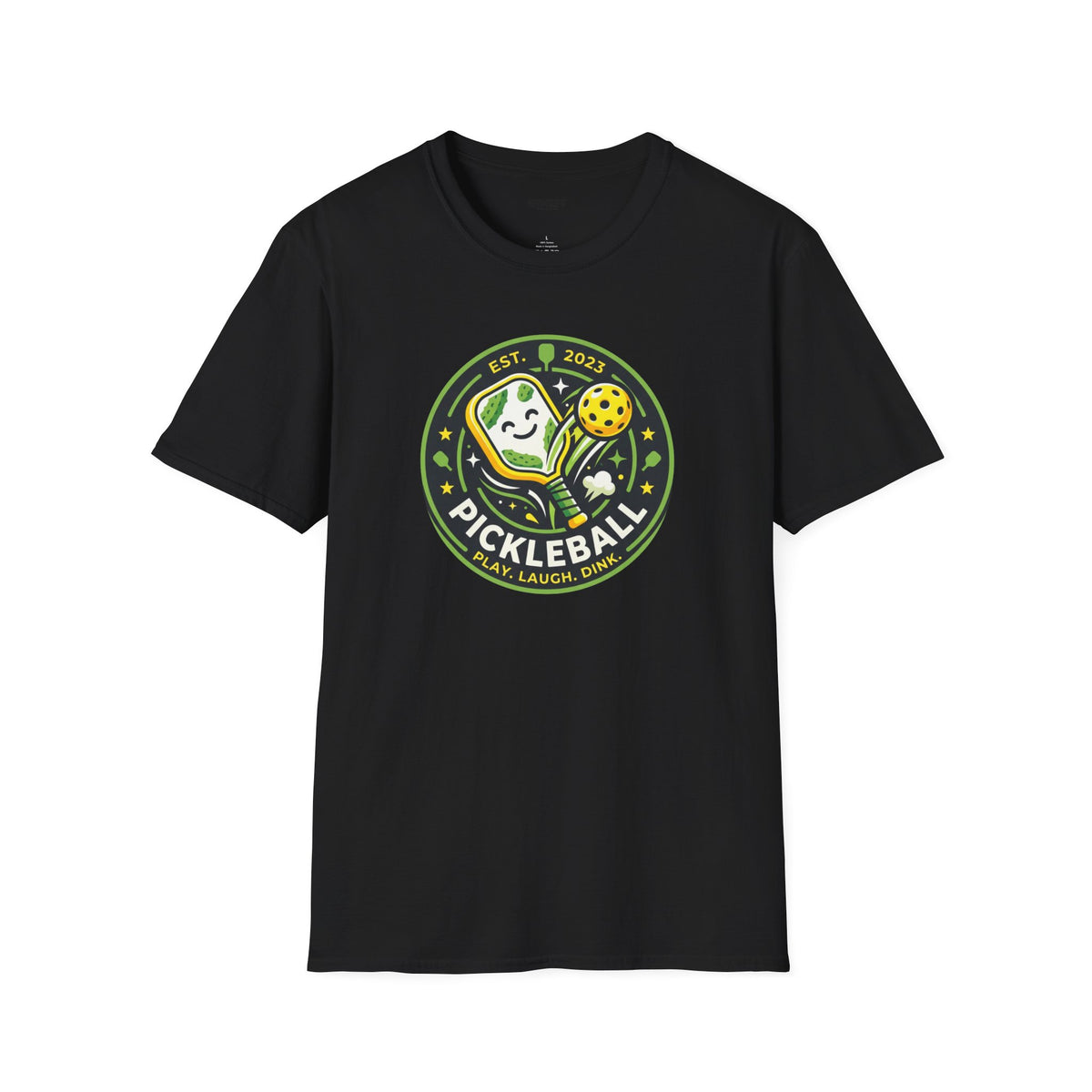 Pickleball Retro Crest T-Shirt — 'Pickleball' Vintage Logo Tee