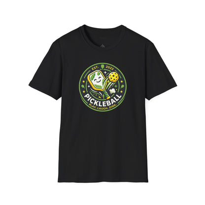 Pickleball Retro Crest T-Shirt — 'Pickleball' Vintage Logo Tee