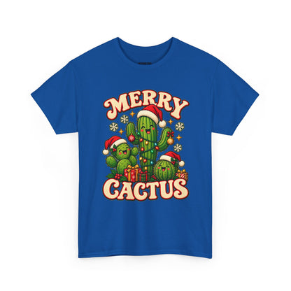 Merry Cactus Christmas Tee — Festive Holiday Cactus Shirt
