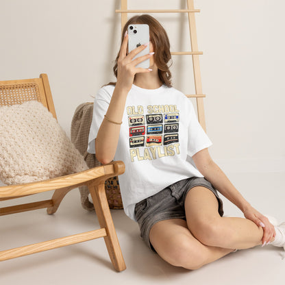 Old School Playlist Cassette Tape T-Shirt