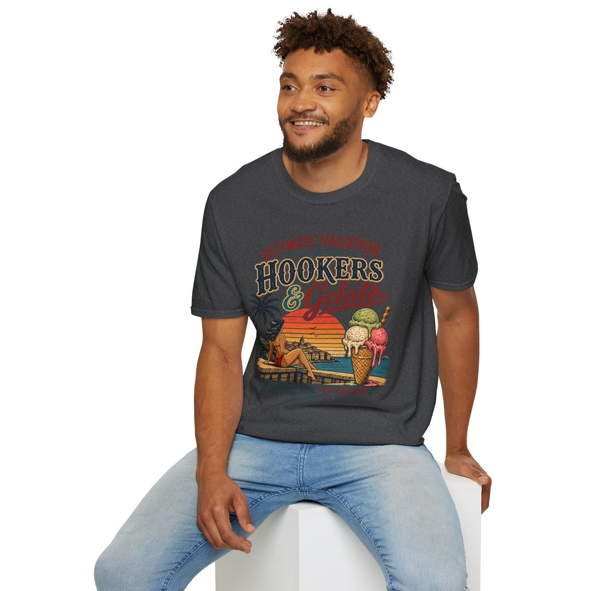 Hookers & Gelato Ultimate Vacation T-Shirt