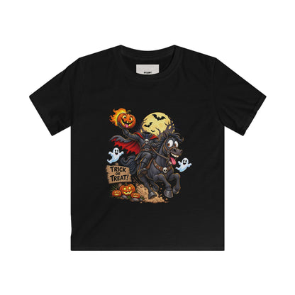 Kids Halloween Tee — Headless Horseman Trick or Treat Shirt for Children