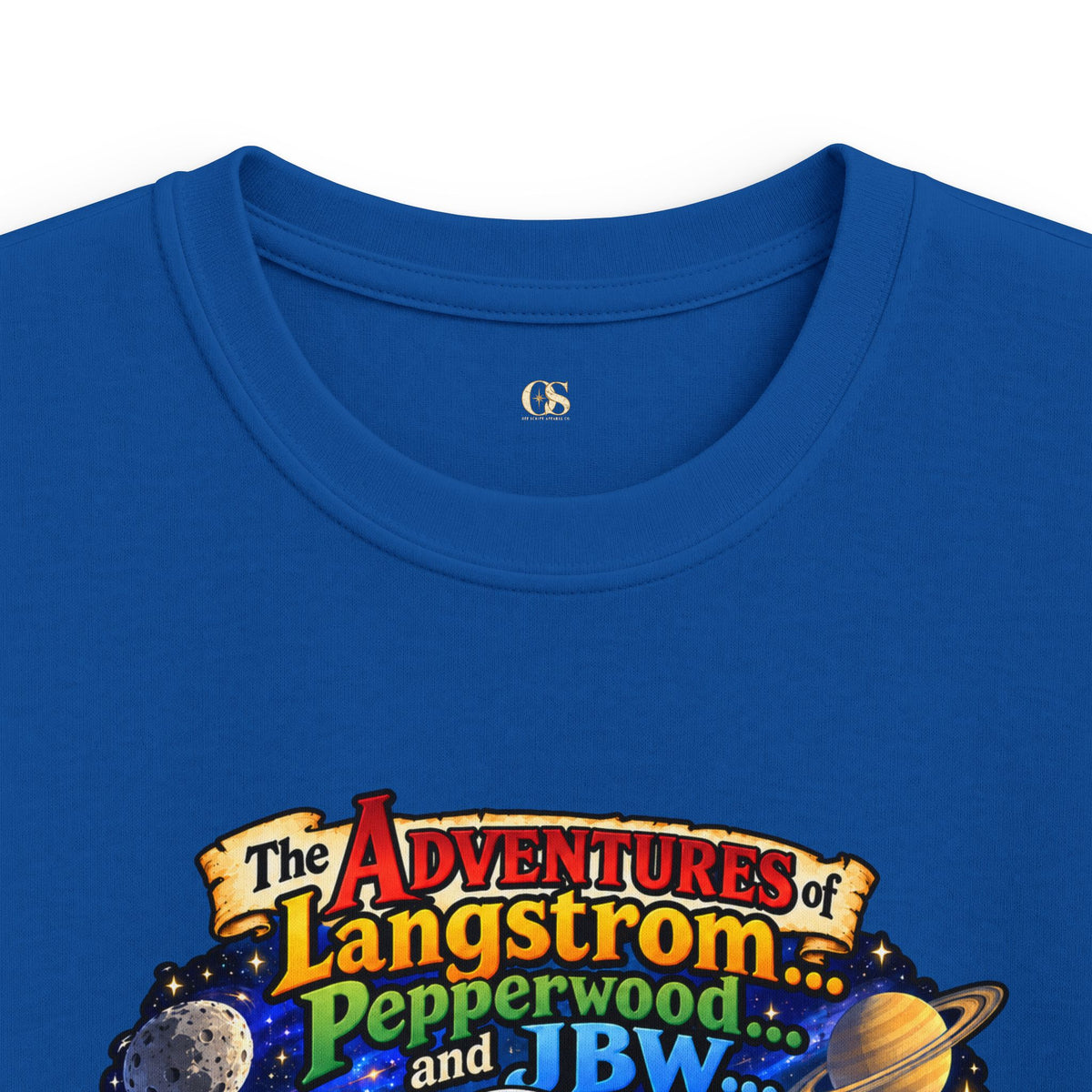 Kids Space Adventure Tee — 'The Adventures of Langstron, Pepperwood & JBW' Rocket Shirt