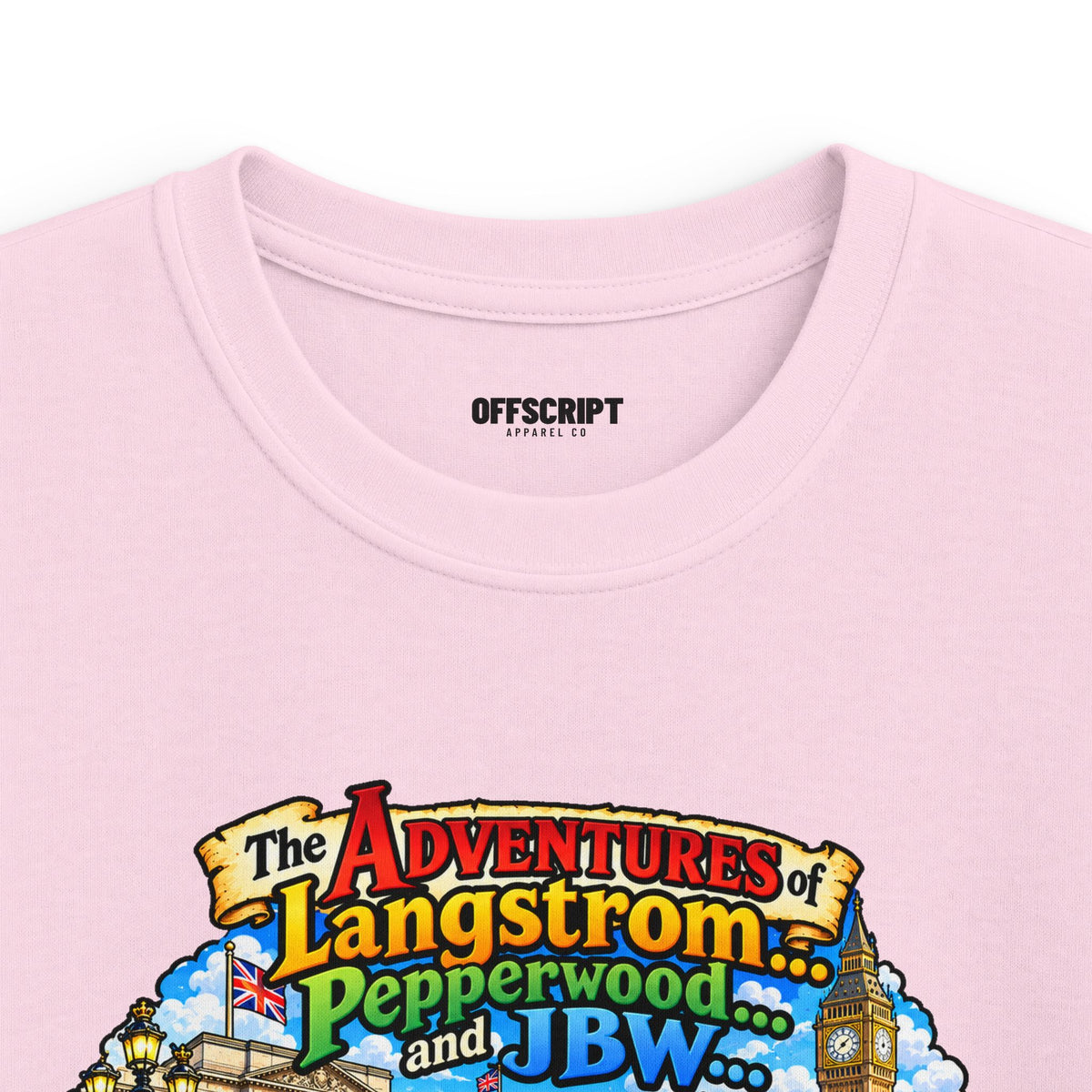 Kids T‑Shirt — 'The Adventures of Langstrom & Pepperwood' Vintage Storybook Design