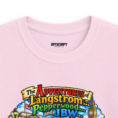Kids T‑Shirt — 'The Adventures of Langstrom & Pepperwood' Vintage Storybook Design