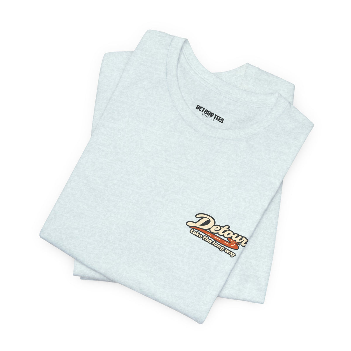 Detour Take the Long Way Road Trip Graphic T-Shirt