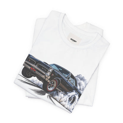 Vintage Muscle Car Tee — Burnout Classic Car Graphic T-Shirt