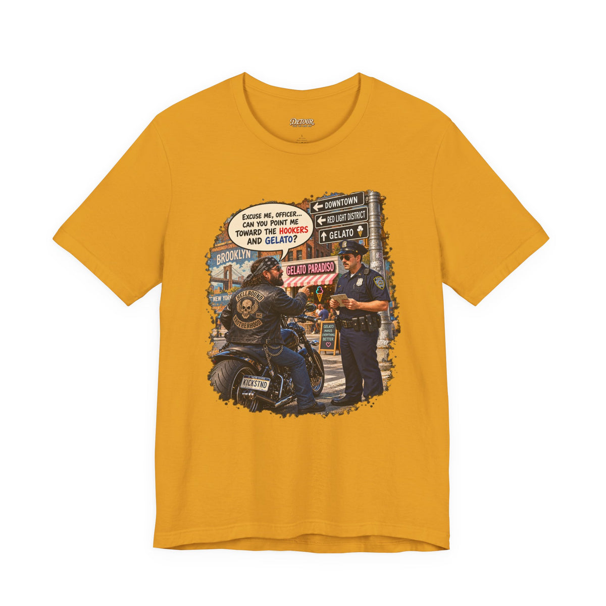Motorcycle Rider Vintage Graphic Tee