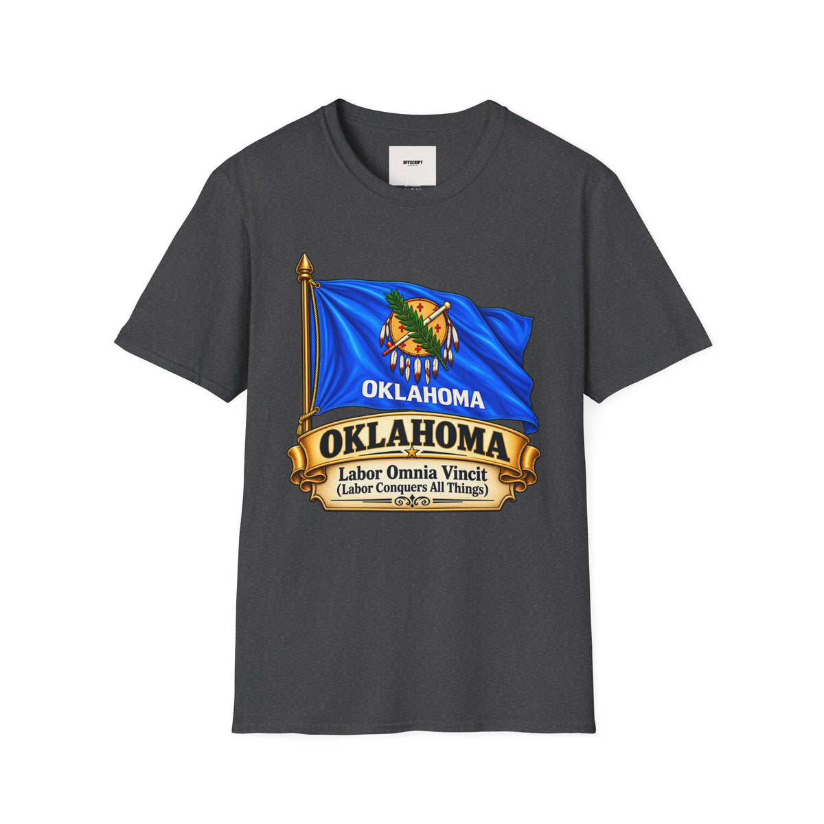 Oklahoma Flag T-Shirt — State Pride Tee with 'Oklahoma' & Seal