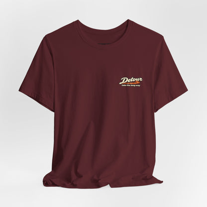 Detour Adventure Tee — 'Take the Long Way' Graphic T‑Shirt