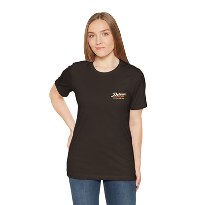 Detour Take the Long Way Road Trip Graphic T-Shirt