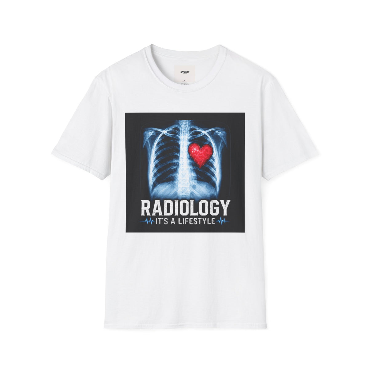 Radiology X-Ray Heart T-Shirt — "Radiology It's a Lifestyle" Tee for Radiologic Techs