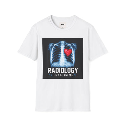 Radiology X-Ray Heart T-Shirt — "Radiology It's a Lifestyle" Tee for Radiologic Techs