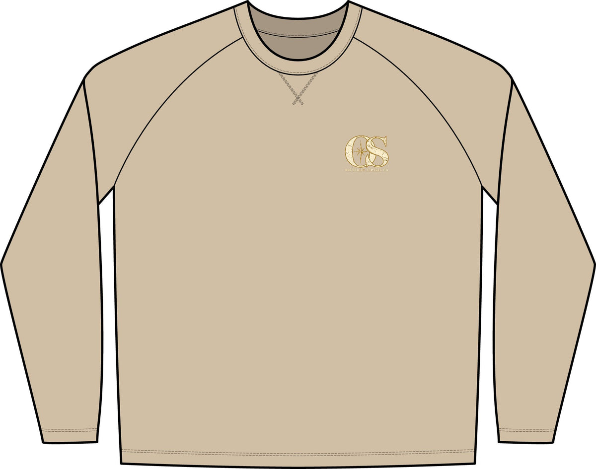 Gold CS Logo Crewneck Sweatshirt