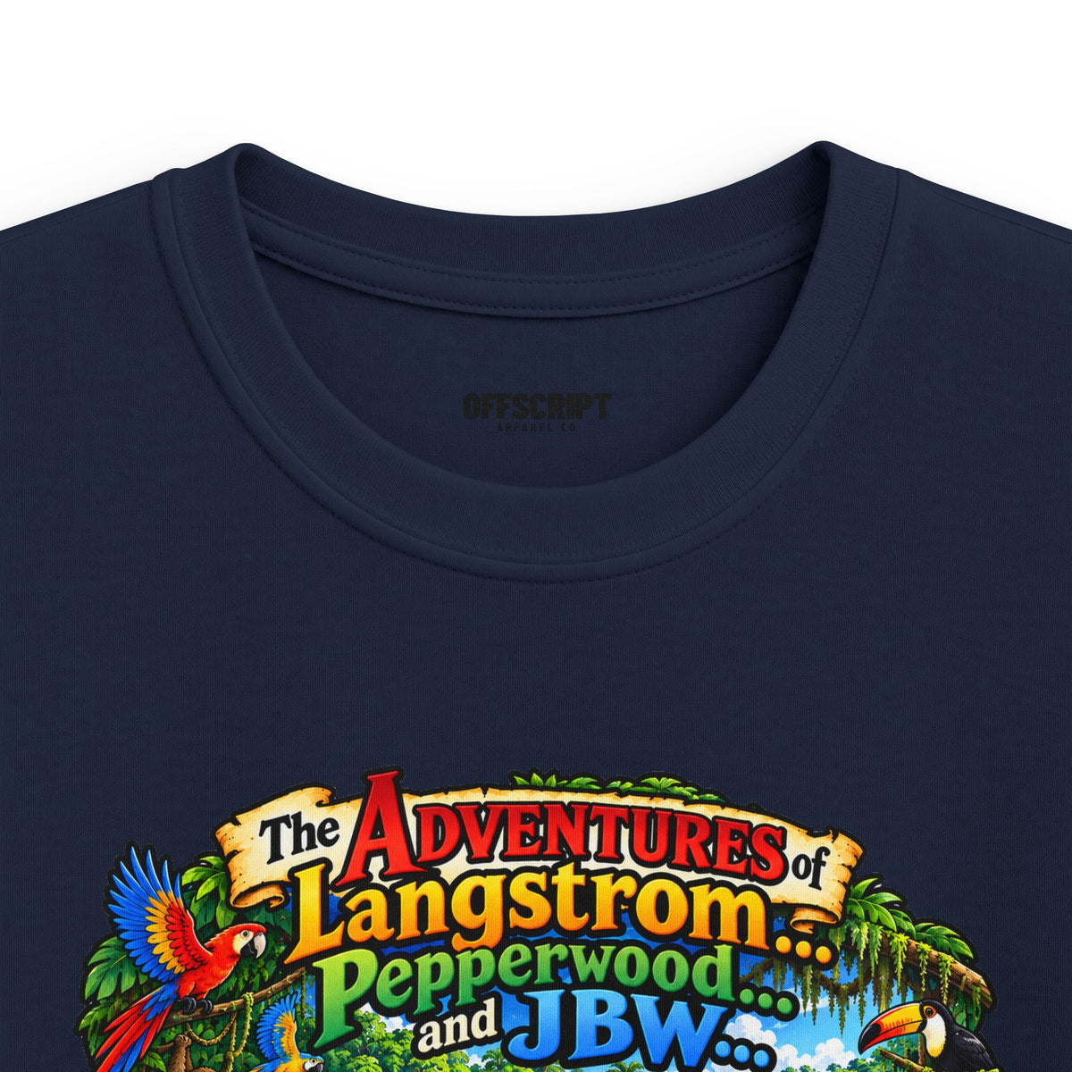 Kids Adventure Tee — 'The Adventures of Langstrom & Pepperwood' Vintage Storybook Graphic