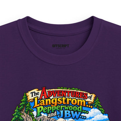 Kids Tee — Adventure of Langstrom Pepperwood Club Vintage Camp Graphic